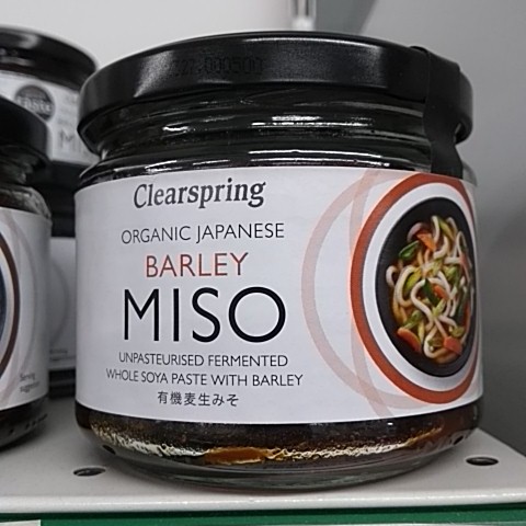 Clearspring barley miso (raw) jar 300g