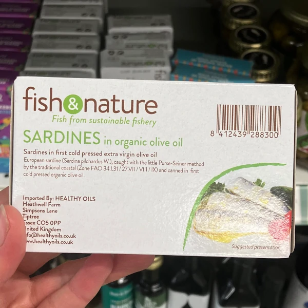 F&N sardines in olive oil 120g