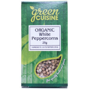 Green Cuisine peppercorns - white 25g