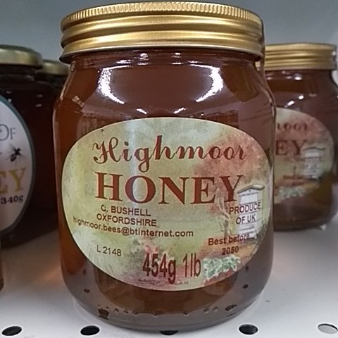 Highmoor bees honey 454g NOT ORG