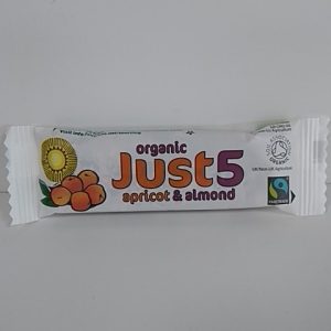 Just 5 apricot & almond bar 40g