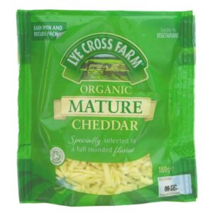 Lye Cross Farm Mature Grated Cheddar Cheese 180g