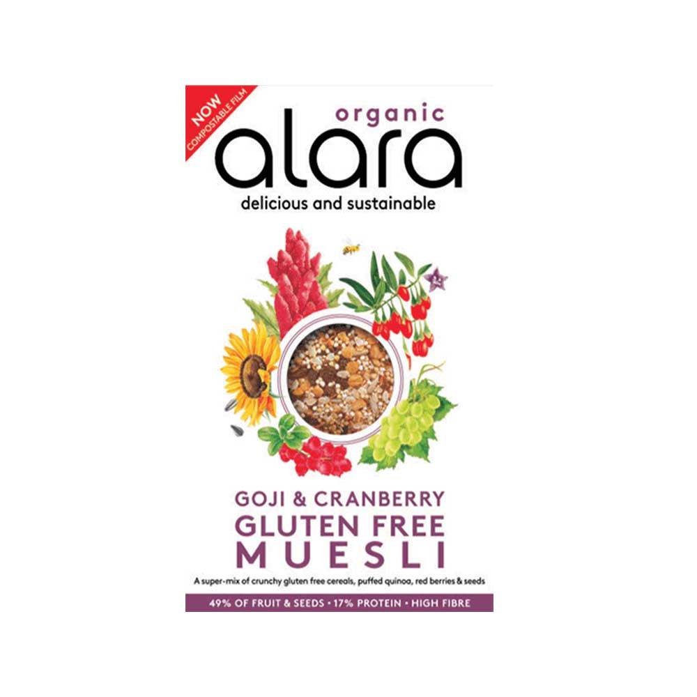 Alara GF Muesli with Goji & Cranberries 450g