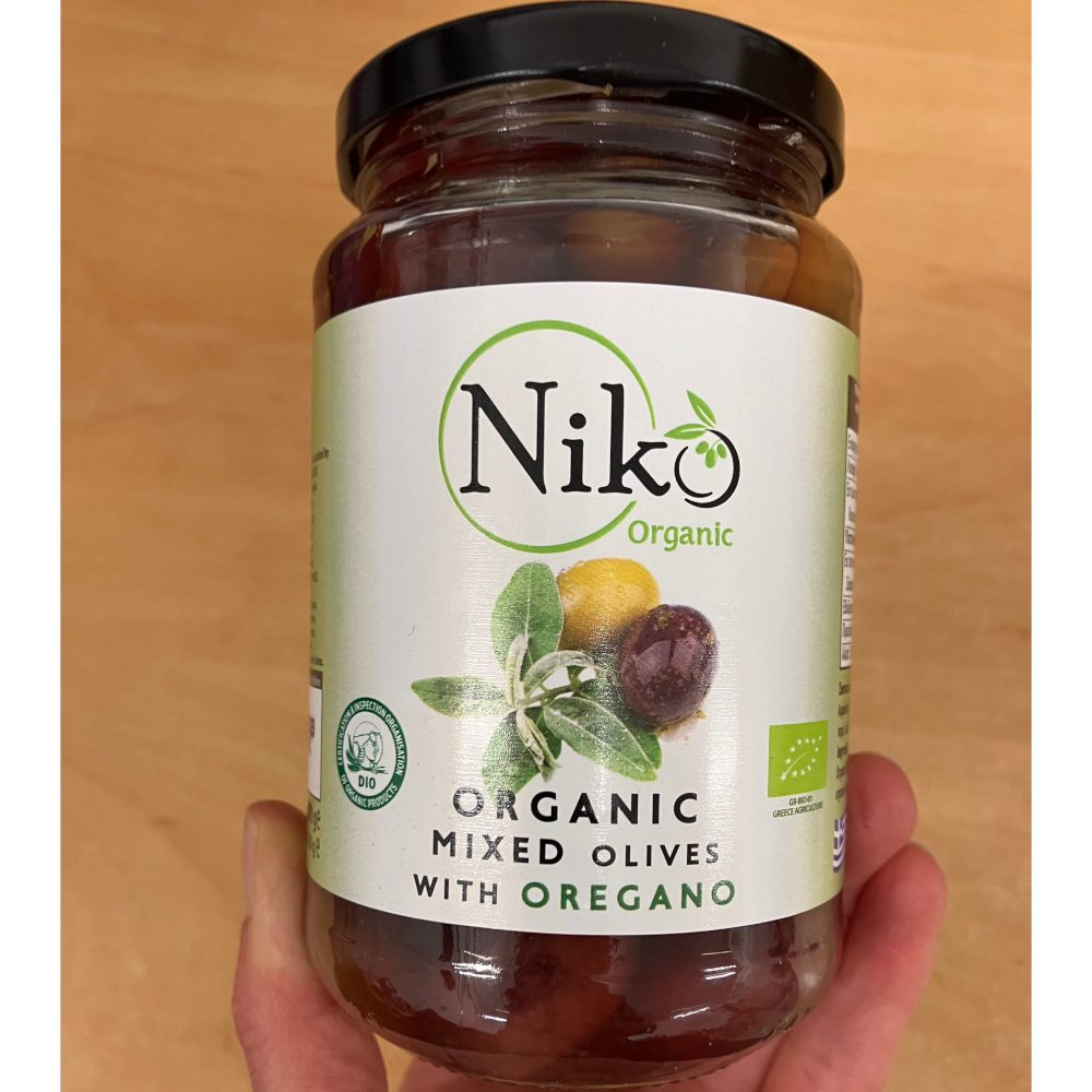 Niko mixed olives (raw) with oregano - 200g