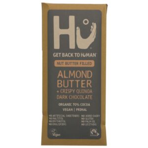 Hu Dark Choc bar - Almond Butter & Crispy Quinoa 60g